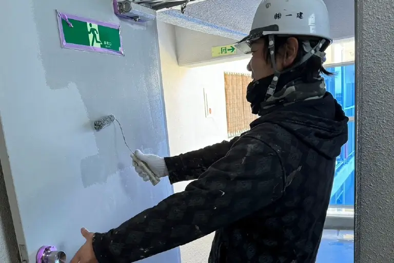 鉄骨階段・手すり・鉄部塗装