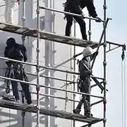 足場の組み立て/養生
